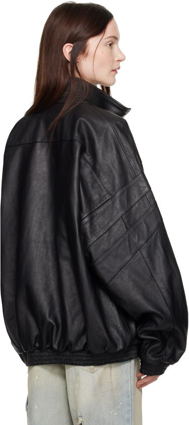 Bomber bunda VETEMENTS Vetements Tracksuit Leather Jacket Čierna | UA66JA280B, 2