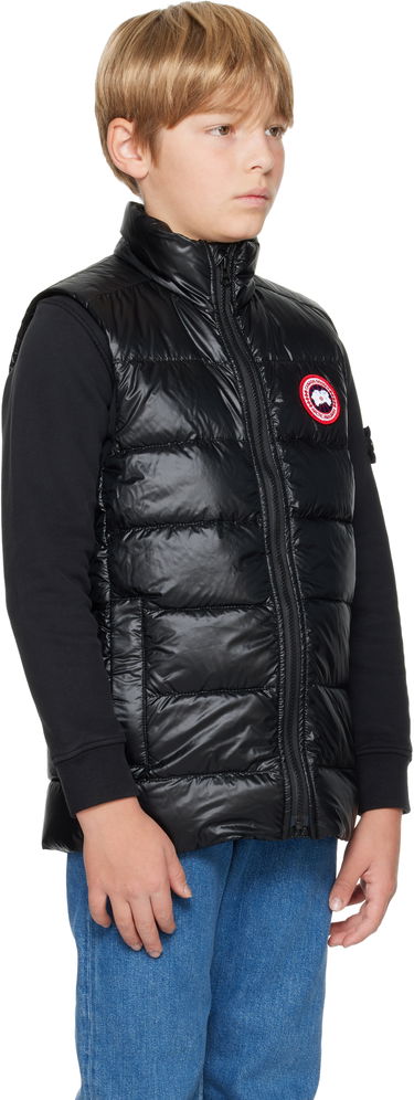 Vesta Canada Goose Kids' Crofton Down Vest Čierna | 5472Y, 1