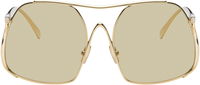 Miu Ombre Metal Double-Bridge Sunglasses