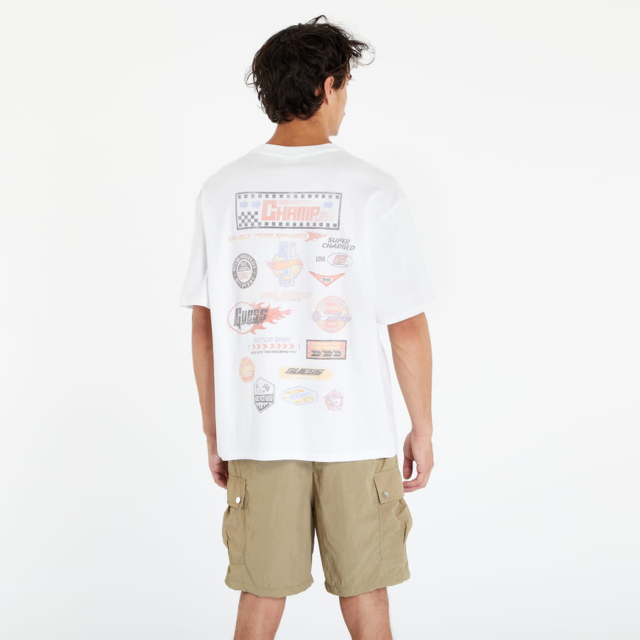 Tričko GUESS Go Hw Printed Tee Biela | M3YI0AK6CS0-G011, 0