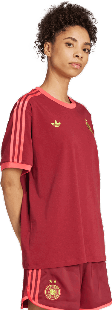Tričko adidas Originals adidas Originals DFB T-Shirt Červená | jj0350, 3