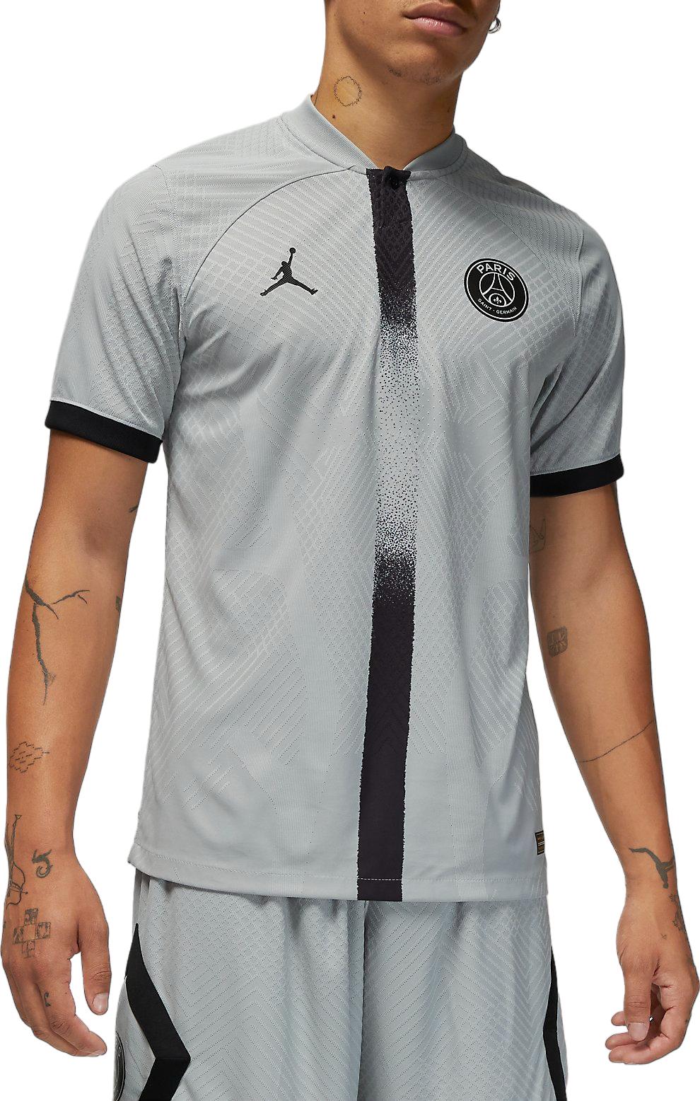 Dres Jordan PSG DFADV MATCH JERSEY SS AW 2022/23 Šedá | dj7648-078, 0
