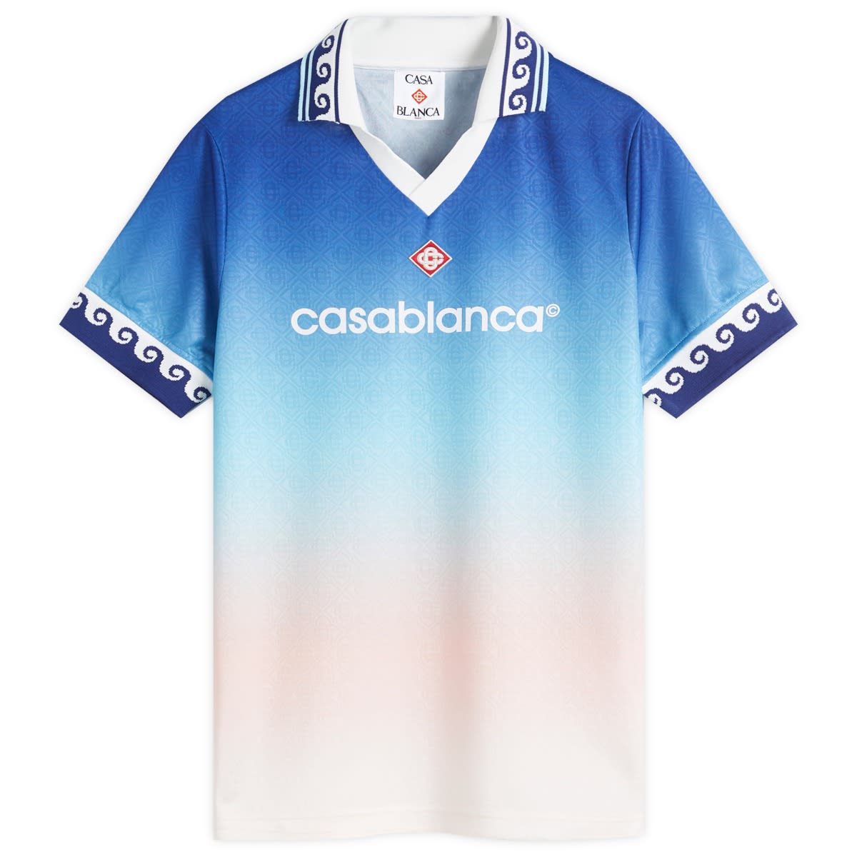 Dres Casablanca Casablanca Gradient Football Jersey Modrá | U-WPS25-JTP-330-01, 0