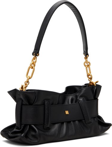 Taška cez rameno Balmain Mini Anthem Shoulder Bag Čierna | GN1AE994LSAX, 2