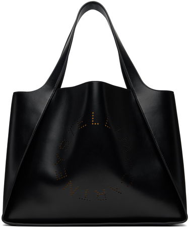 Tote bag Stella McCartney Stella McCartney Perforated Logo Tote Čierna | 502793W8542, 0
