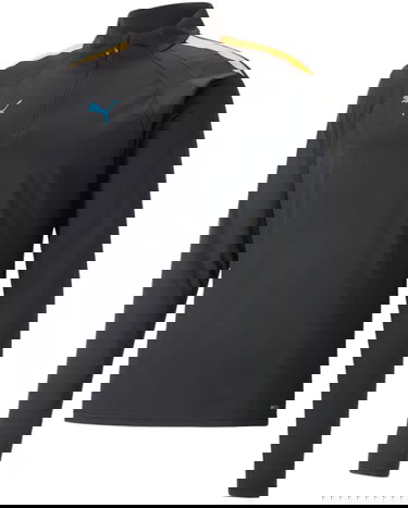 Tričko Puma Puma teamLIGA 1/4 Zip Top Čierna | 657236-50, 0