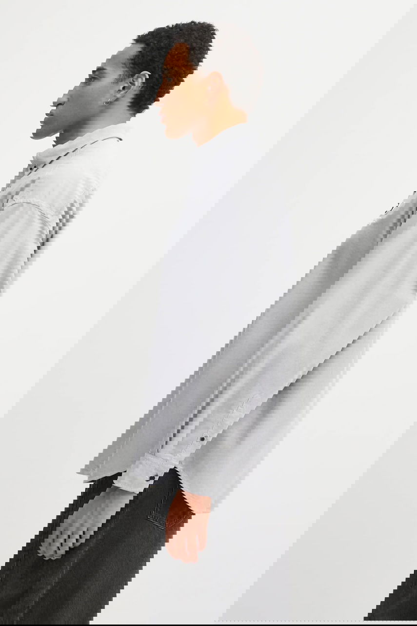 Košeľa AAPE by A Bathing Ape AAPE Now Relaxed Fit Button-Down Shirt Šedá | AAPSTM8540XXP, 1