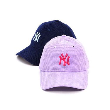 Šiltovka New Era Corduroy 9TWENTY NY Yankees Adjustable Hat Fialová | 60595365, 3