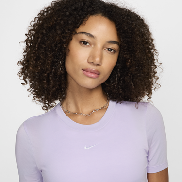 Crop Top Nike Sportswear Essential Fialová | FB2873-511, 4