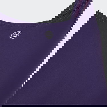 Plavky adidas Originals Athly V 3-Stripes Swimsuit Fialová | HM2107, 2