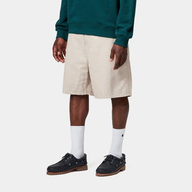 Šortky Carhartt WIP Walter Single Knee Short Natural rinsed Béžová | I033583_6, 2