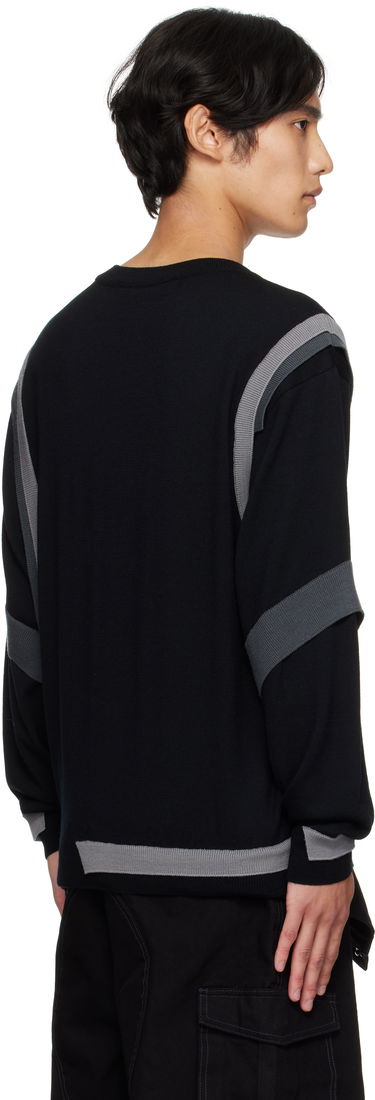 Sveter Andersson Bell Layered Crewneck Sweater Čierna | atb1334m, 2