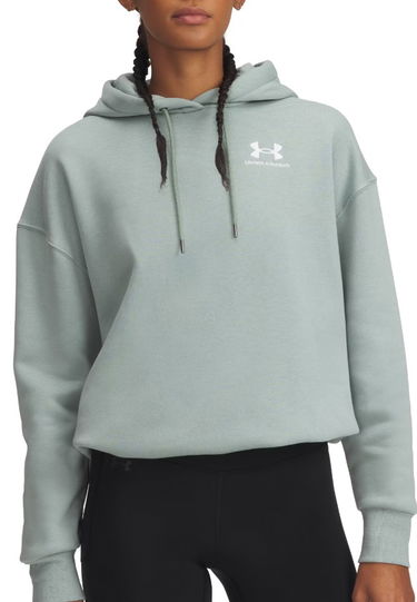 Mikina Under Armour Under Armour Icon Fleece OS Hoodie Zelené | 1379495-349, 0