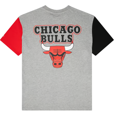 Tričko New Era NBA CHICAGO BULLS WORDMARK T-SHIRT Šedá | 60361891, 2