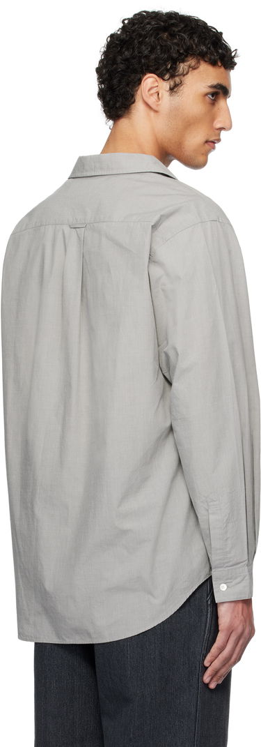 Košeľa NANAMICA nanamica Open Collar End-on-End Shirt Šedá | S25SG063U, 2