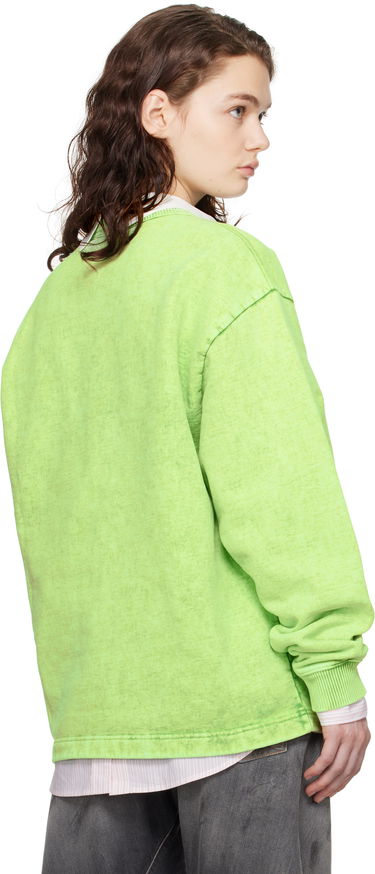 Sveter Acne Studios Acne Studios Logo Stud Sweatshirt Zelené | CI0190-, 2