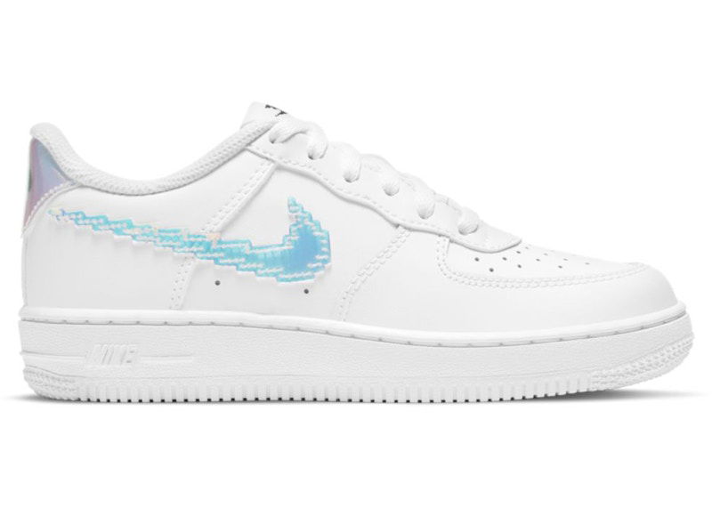 Tenisky a topánky Nike Air Force 1 LV8 Digital Swoosh (PS) Biela | CW1584-100, 0