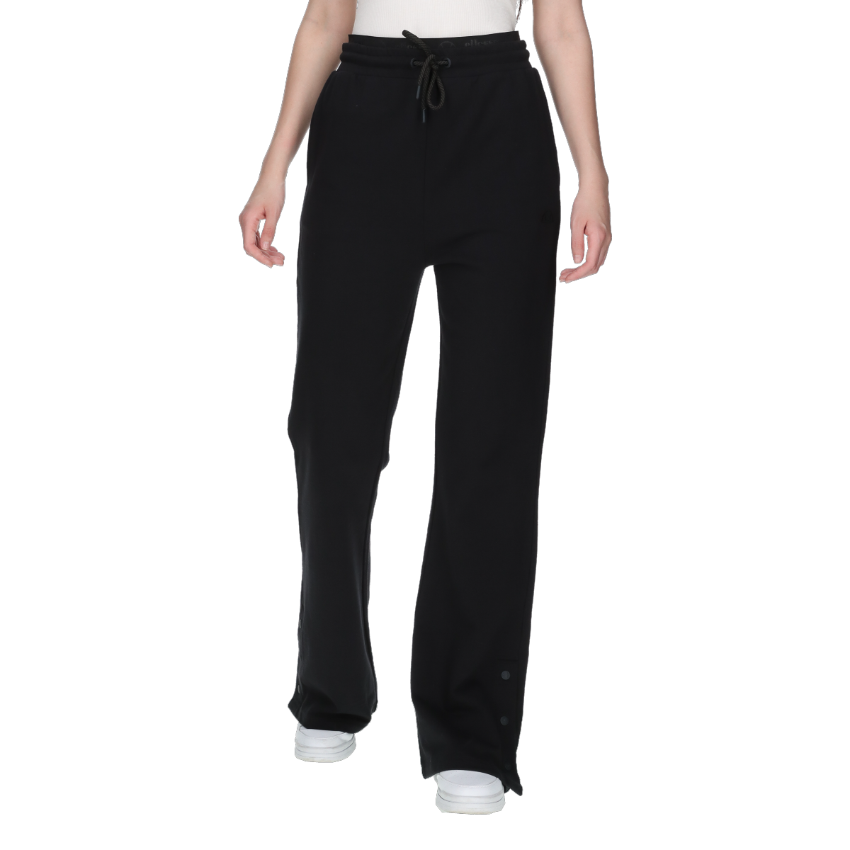 Tepláky Ellesse Wide Leg Side Snap Track Pants Čierna | ELA253F112-01, 0