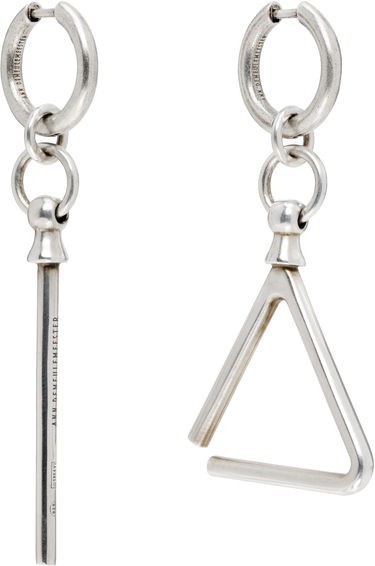 Náušnice Ann Demeulemeester Ann Demeulemeester Adelena Silver-Tone Metal Drop Earrings Metalická | B0013041-JW020-070, 1