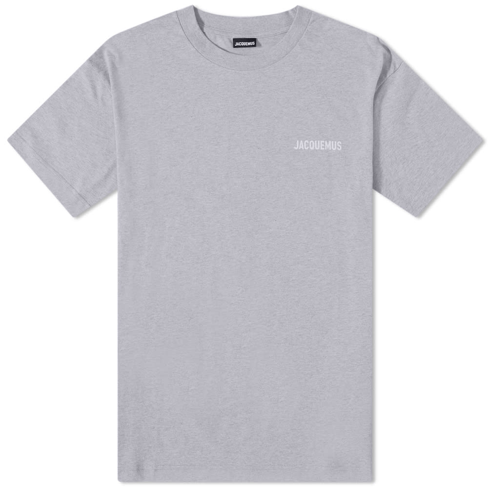 Tričko Jacquemus Classic Logo Tee Šedá | 21H216JS207-2480-950, 0
