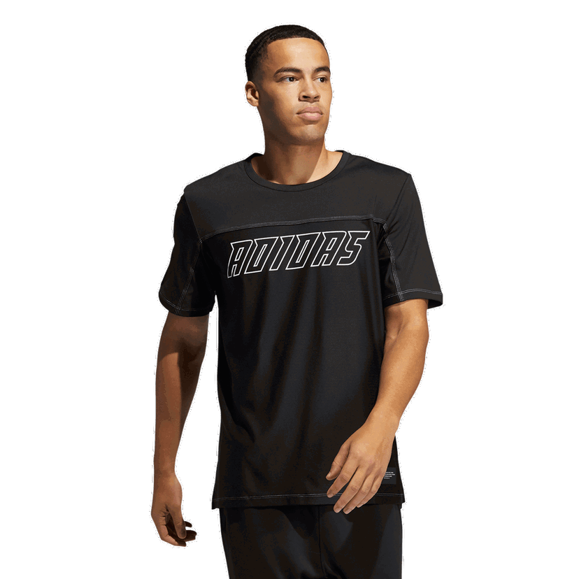 Tričko adidas Originals Football Hype T-Shirt Čierna | GN5658