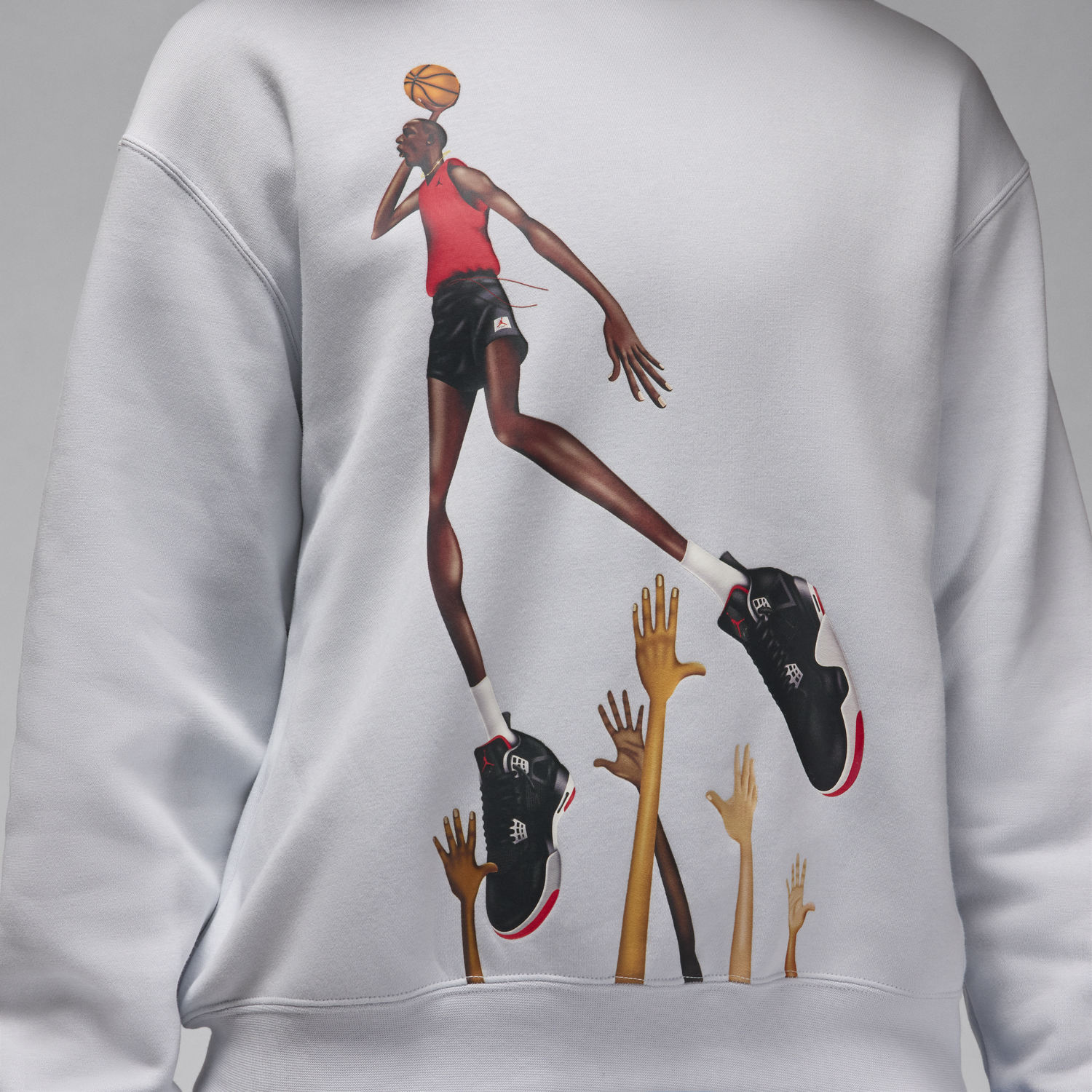 Mikina Jordan Jordan Artist Series Dariena Birkse Šedá | HF5476-043, 1