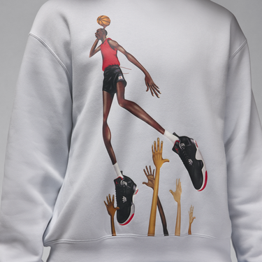 Mikina Jordan Jordan Artist Series Dariena Birkse Šedá | HF5476-043, 1