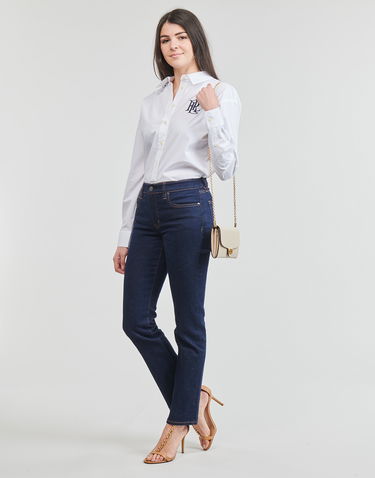 Košeľa Polo by Ralph Lauren Kotta Long Sleeve Button Front Shirt Biela | 200932538001, 2