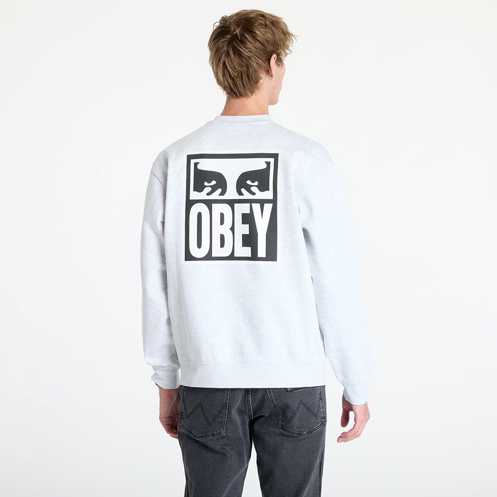 Eyes Icon Crew Heather Grey