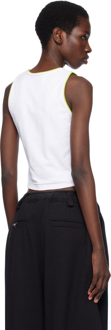 Tielko Casablanca Casablanca Diamond Logo Cropped Tank Top Biela | WS25-JTS-011-02, 2
