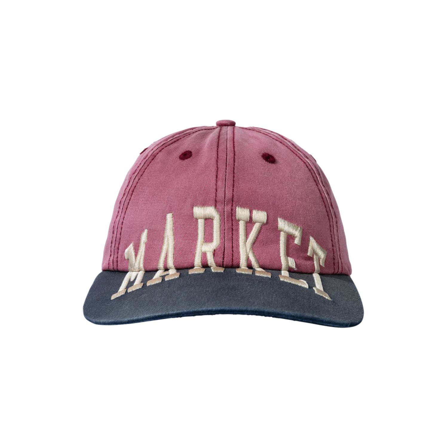 Klobúk MARKET Vintage Arc 6-Panel Hat Rôznofarebný | HT0067-WINE, 1