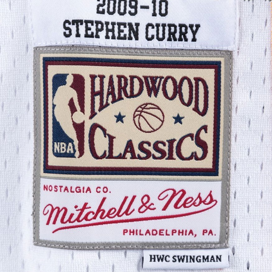 Dres Mitchell & Ness Golden State Warriors Stephen Curry Swingman Jersey Biela | SMJYGS18169-GSWWHIT09SCU, 1