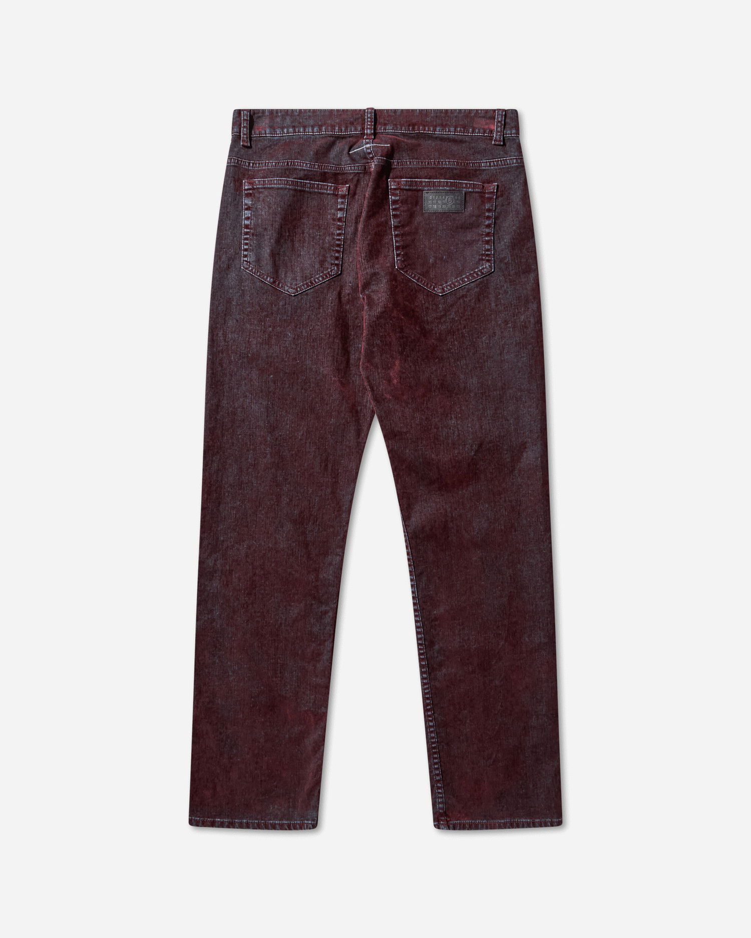 Džínsy Maison Margiela Straight-Leg Jeans Vínová | SH2LA0037 227, 0
