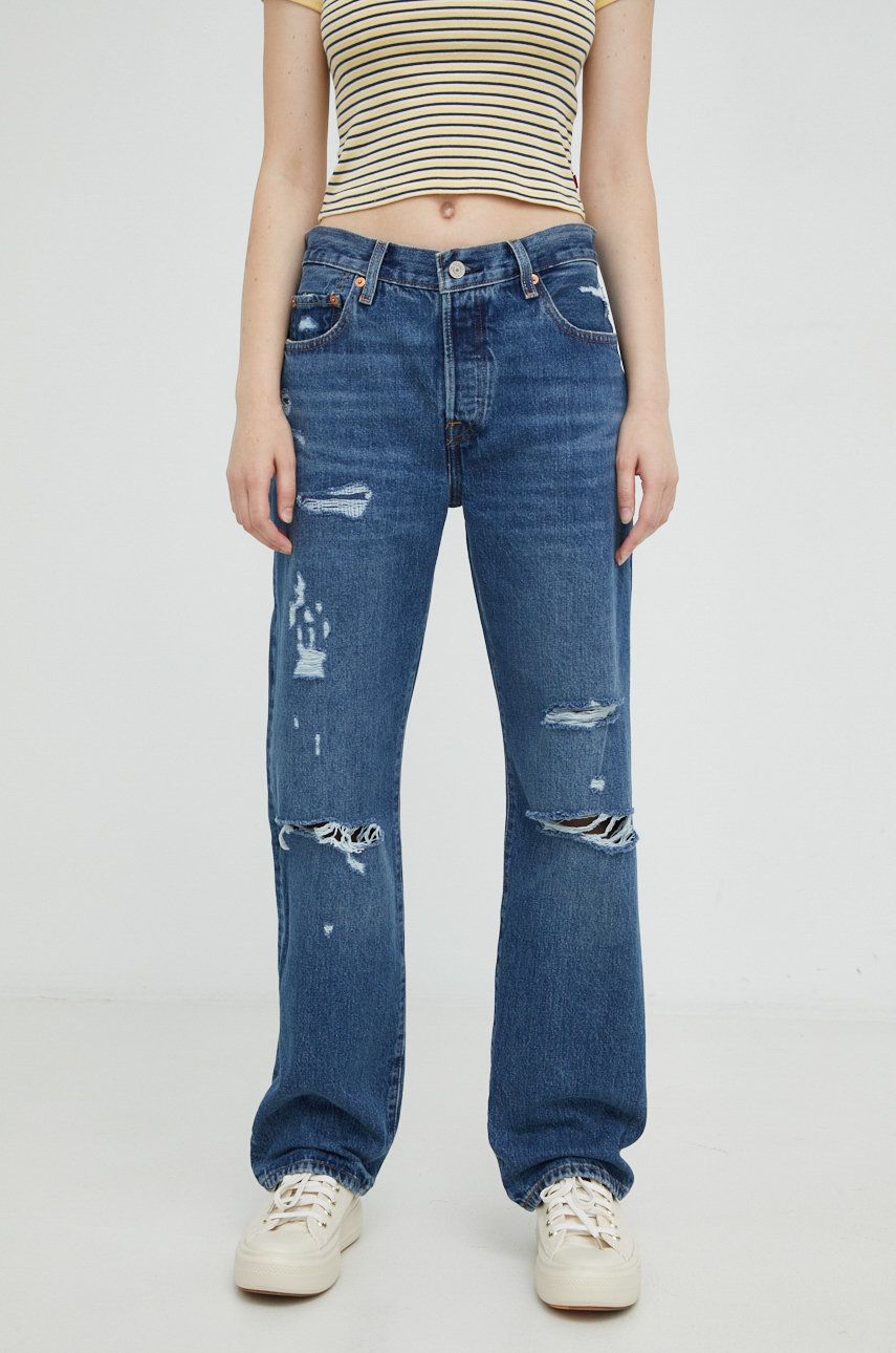 Džínsy Levi's Medium Waist 501 90s Jeans Modrá | A1959.0010, 0