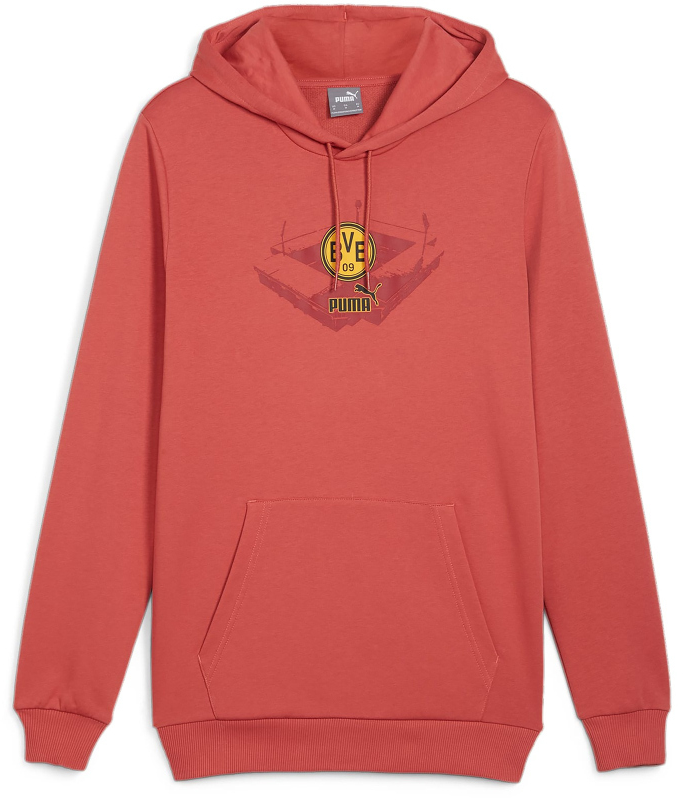 Mikina Puma BVB Hoody Sweatshirt with Hood Červená | 774256-04, 0