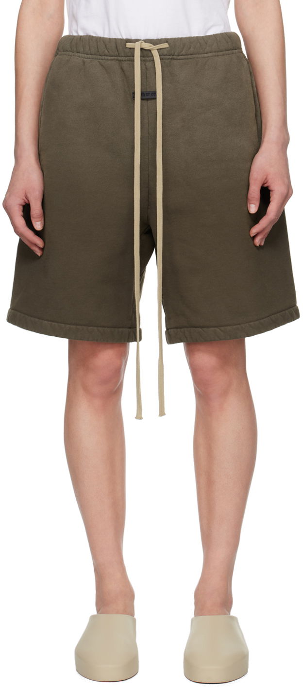 Šortky Fear of God Brown Relaxed Shorts Hnedá | FG840-051FLC