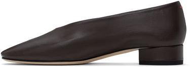 Oblečenie Aeyde Aeyde Delia Leather Ballerina Flats Hnedá | A11-FL-GELR25BL18-SS24-953-007, 2