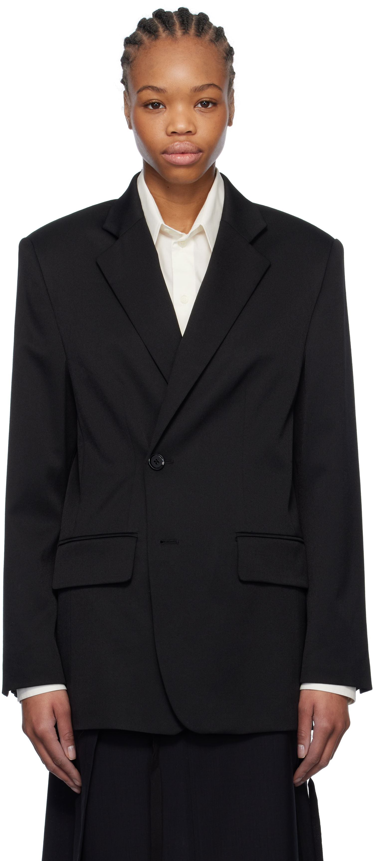 Bunda Maison Margiela MM6 Maison Margiela Tailoring Wool Blazer Čierna | S52BN0136 M35153, 0