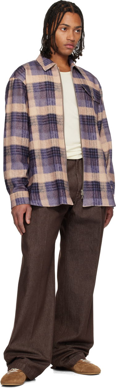 Košeľa Dries Van Noten Dries Van Noten Wool Plaid Zip-Up Shirt Rôznofarebný | 252-020786-2226, 3