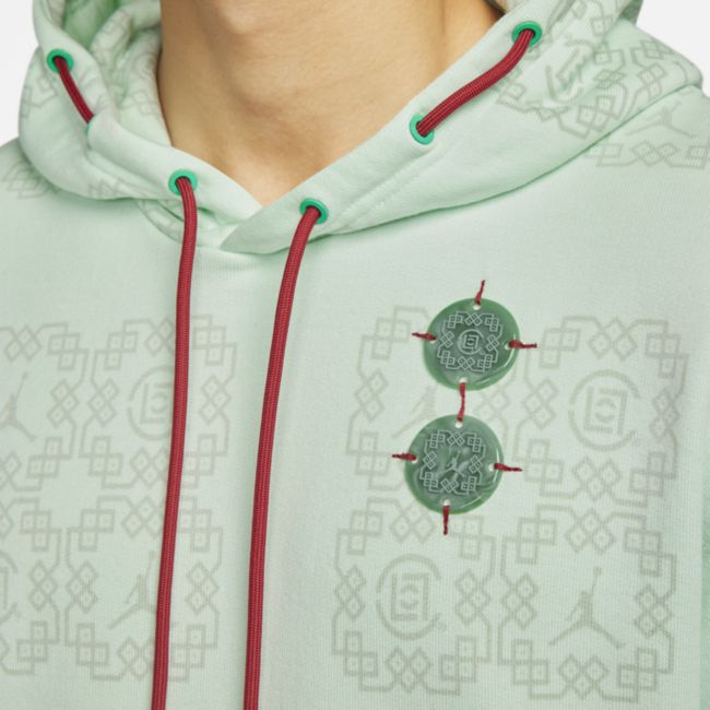 Mikina Nike CLOT x Fleece Hoodie Zelené | DO0007-394, 1