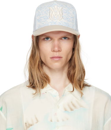 Šiltovka AMIRI AMIRI MA Leather Brim Denim Cap Modrá | AMHACP1066, 0
