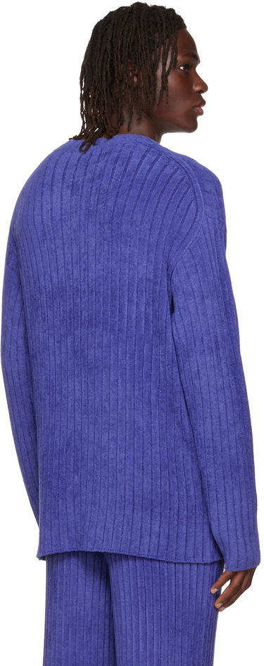 Sveter Dion Lee Dion Lee Blueprint Ribbed Knit Sweater Fialová | C7100P22, 2