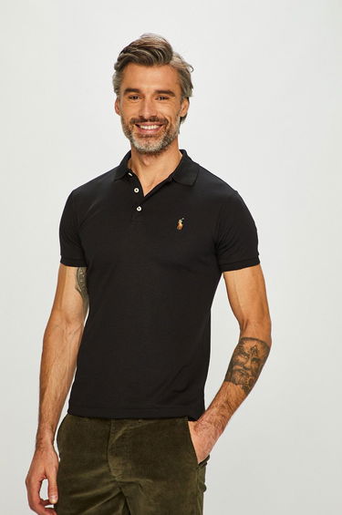Polo tričko Polo by Ralph Lauren Polo Shirt Čierna | 710685514002, 0