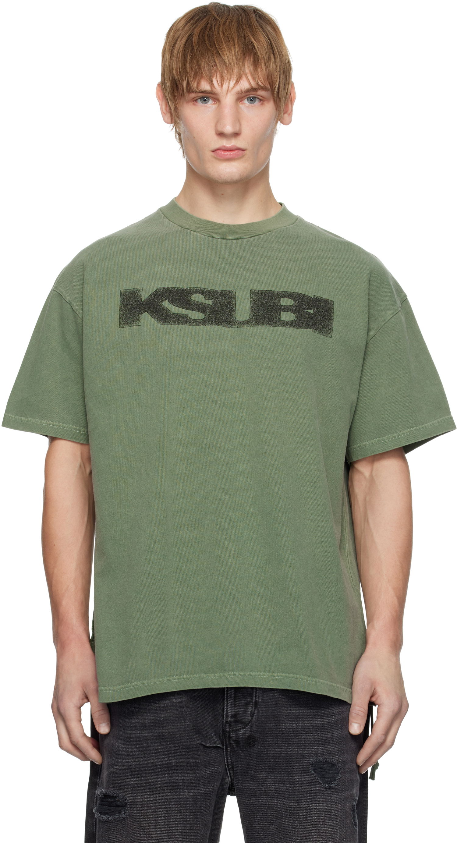 Tričko Ksubi World Order Ekcess Hash Graphic T-Shirt Zelené | MPS25TE003, 0