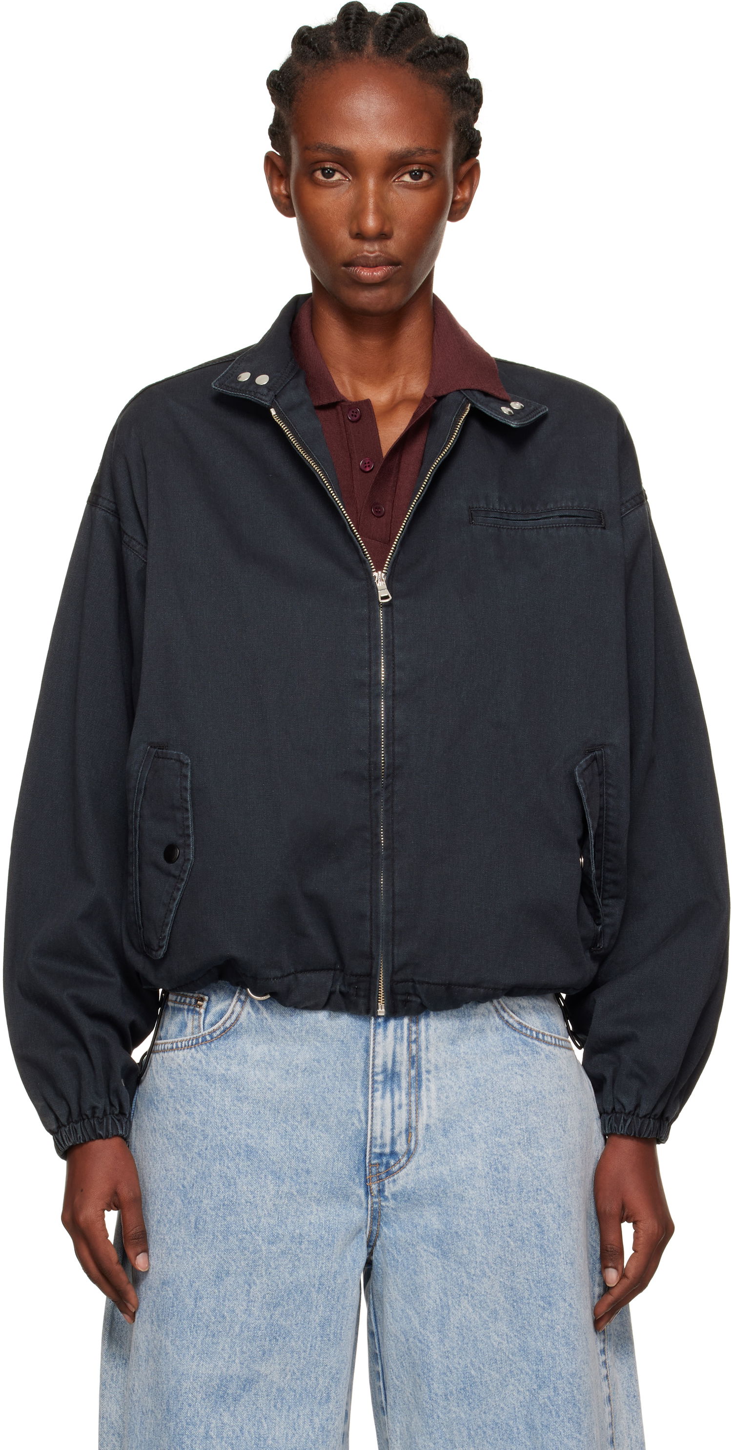 Bunda We11done We11done Harrington Jacket Čierna | WD-JP2-25-052-W-NV, 0