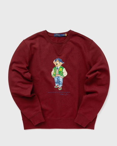 Mikina Polo by Ralph Lauren LONG SLEEVE SWEATSHIRT Vínová | 710953718001, 0