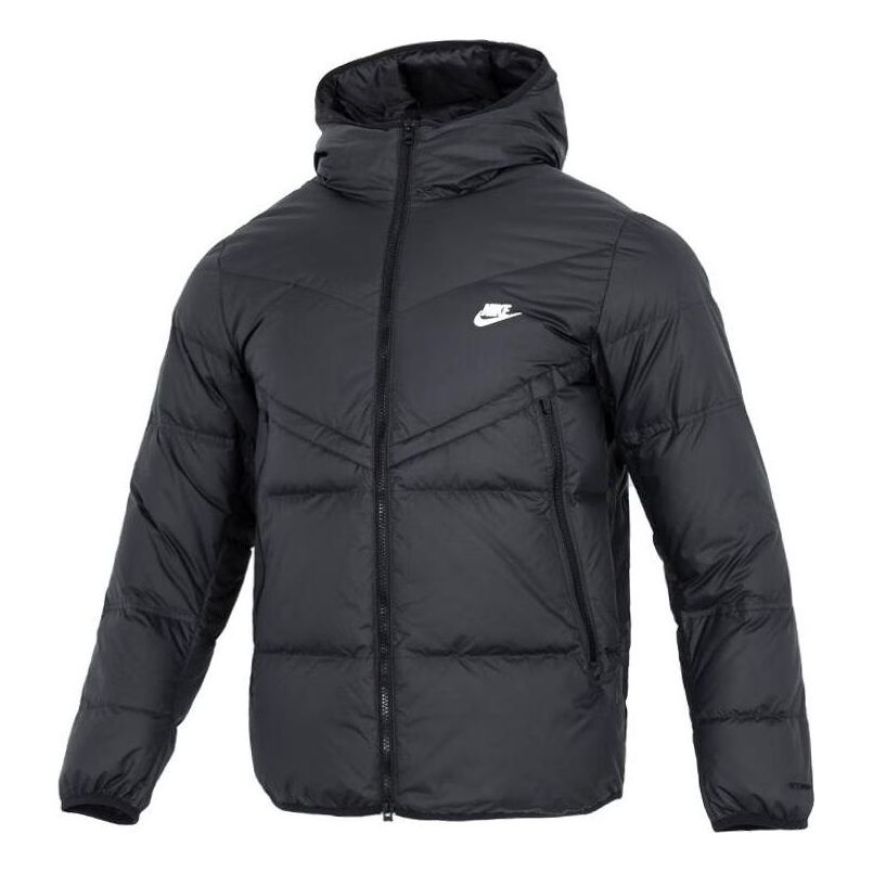 Prešívaná bunda Nike Hooded Puffer Jacket Čierna | DV1132-010, 0