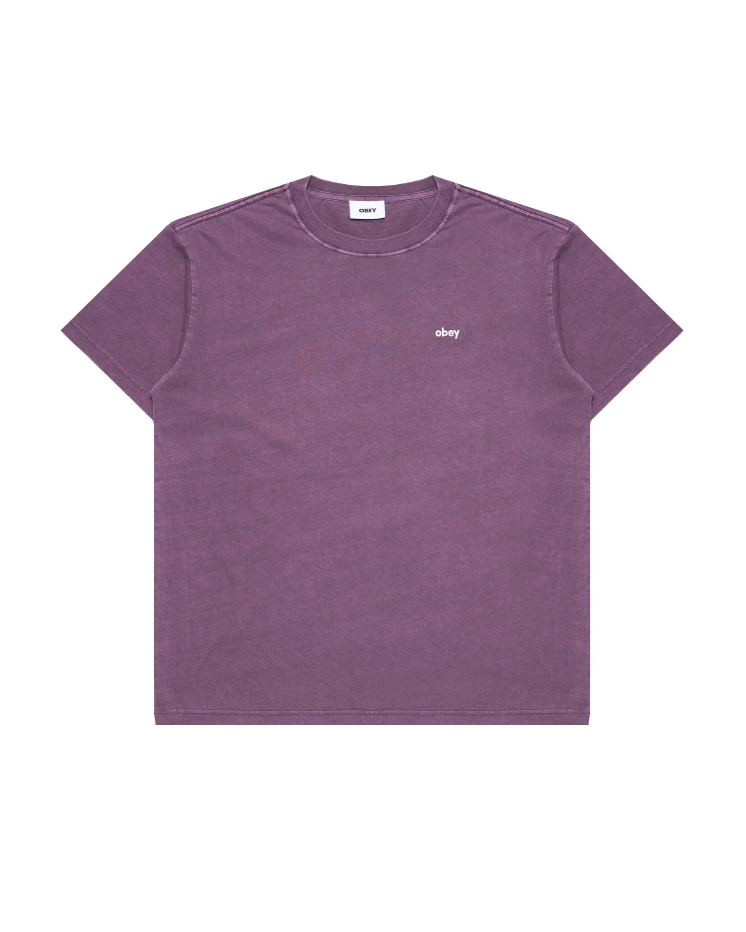 Tričko OBEY Lowercase Pigment Tee Fialová | 131080353-PLP, 0