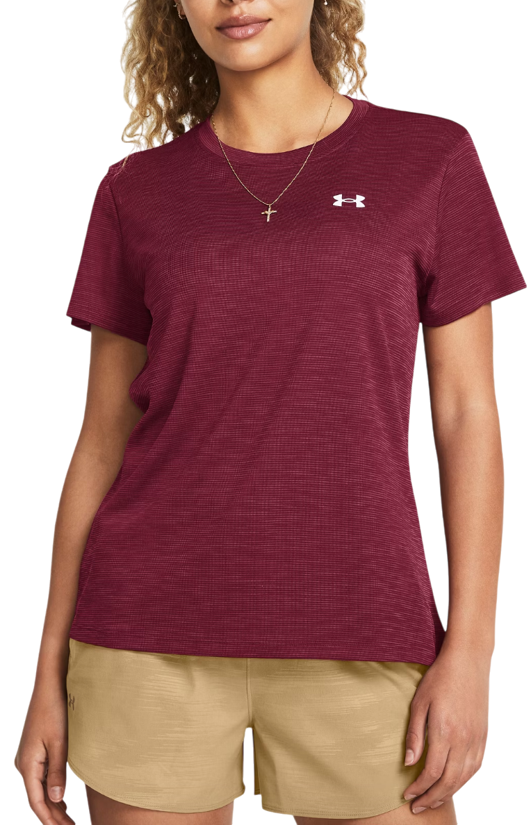 Tričko Under Armour T-Shirt Tech Textured Červená | 1383641-625, 0