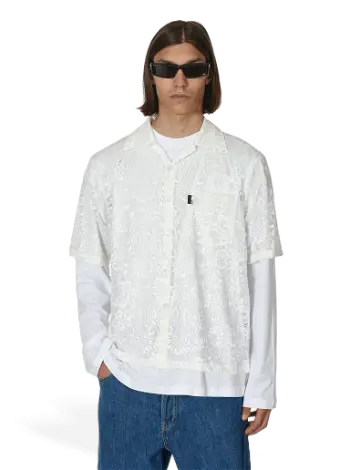 Aries Lace Hawaiian Shirt CTAR40103 WHT